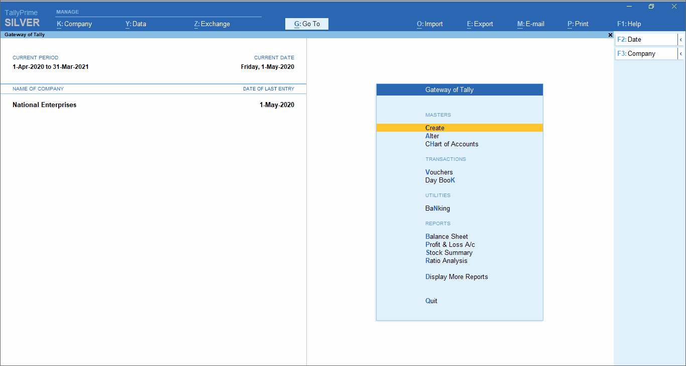 TallyPrime running on a TallyKonnect cloud server